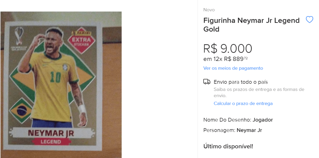 Figurinha legend bordo 【 OFERTAS Outubro 】